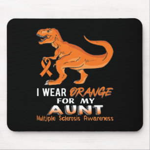 Orange für meine Tante Dinosaurier Multiple Sklero Mousepad