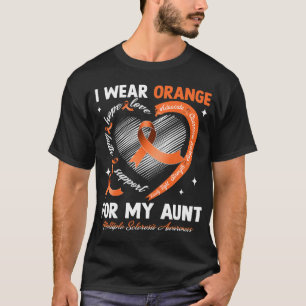Orange für meine Tante Multiple Sklerose Awarene t T-Shirt