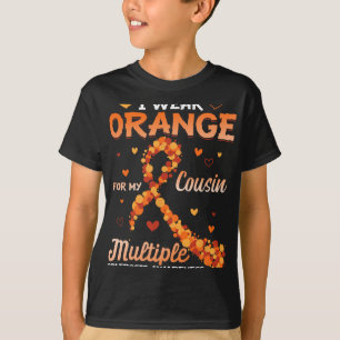 Orange für meinen Cousin Multipler Sklerose Aware  T-Shirt