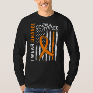 Orange für meinen Vater Multiple Sklerose Awarene T-Shirt