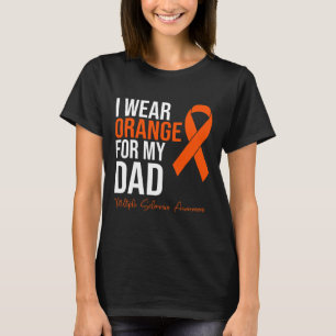 Orange für meinen Vater tragen Frau Warrior Multip T-Shirt