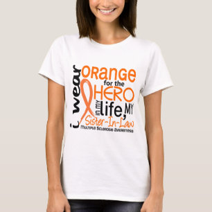 Orange für Schwägerin Mitgliedstaat des Held-2 T-Shirt
