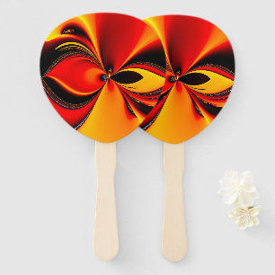 Orange Fury Fraktal Fächer
