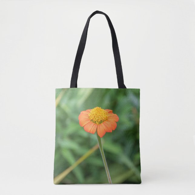 Orange Gänseblümchen Taschen-Tasche (Vorderseite)