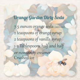 Orange Garden Dirty Soda Untersetzer