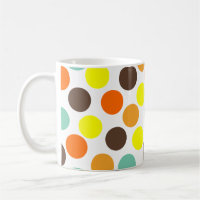 Orange, Gelb, Braun, Blautöne Tasse