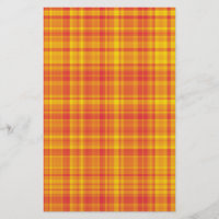 Orange Gelb Kariertes Karomuster