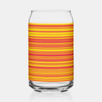 Orange Gelb Rot Gestreift