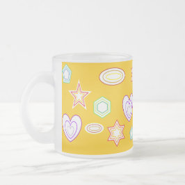 Orange-Gelbe Formen Tasse