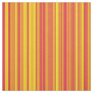 Orange Gelbe Rote Streifen Stoff