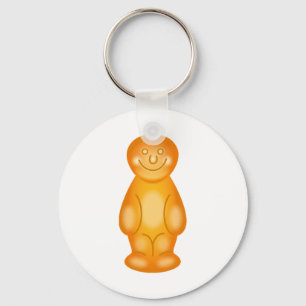 Orange Gelee-Baby Schlüsselanhänger