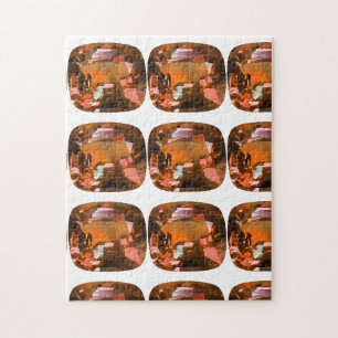 Orange Gemstone Puzzle
