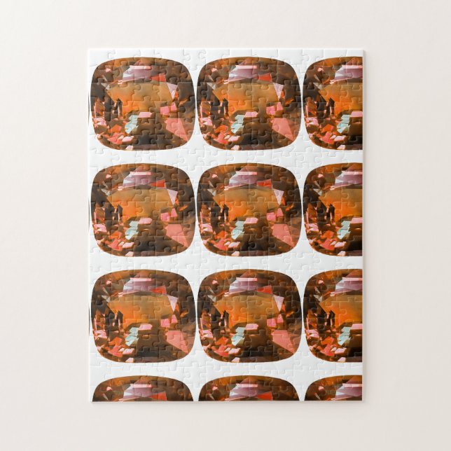 Orange Gemstone Puzzle (Vertikal)