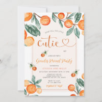 Orange Gender Reveal Was wird die kleine Süsse sei