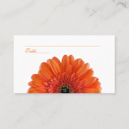 Orange Gerbera Daisy Besondere Anlass Platzkarten