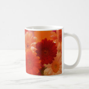 Orange Gerbera Daisy Blume Foto Art Coffee Mugs Kaffeetasse
