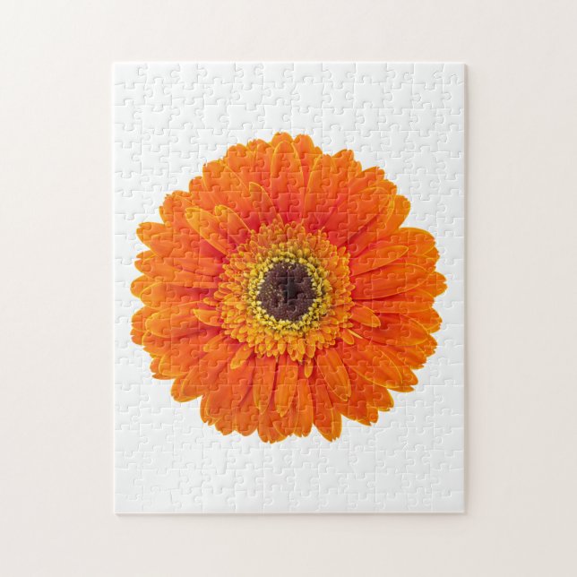 Orange Gerbera Daisy Puzzle (Vertikal)