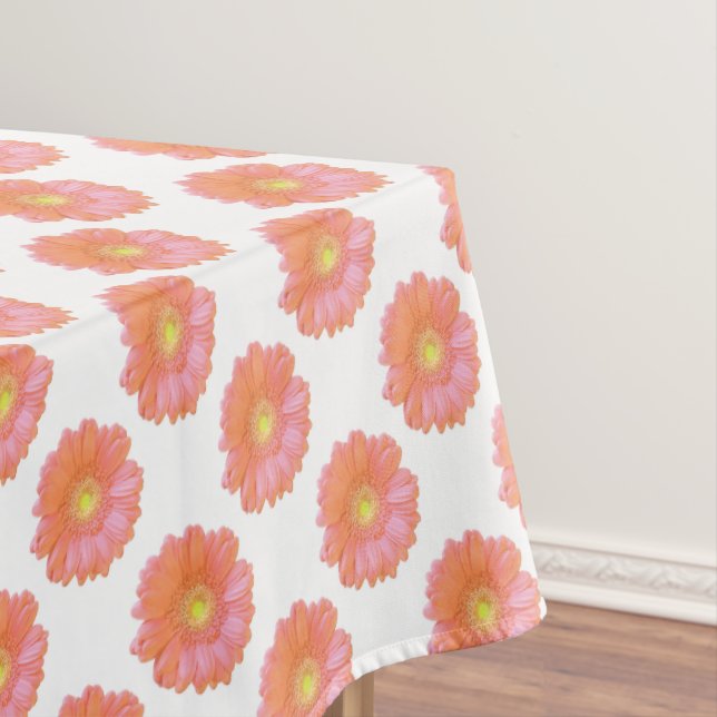 Orange gerbera daisy tischdecke (Beispiel)