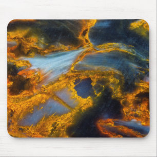 Orange gesäumter Pietersit Mousepad