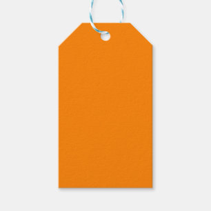 Orange Geschenkanhänger