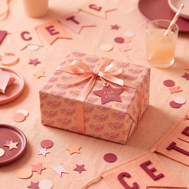 Orange Geschenkpapier (Von Creator hochgeladen)