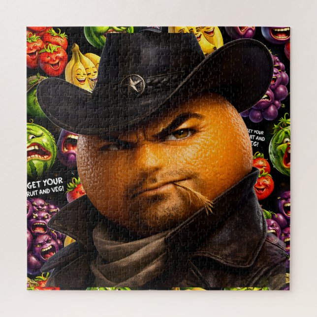 Orange get your fruit and veg premium 1000 piece j puzzle (Vertikal)