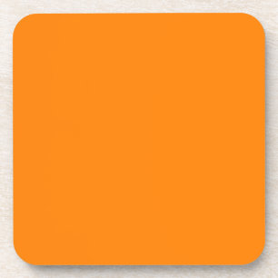 Orange Getränkeuntersetzer
