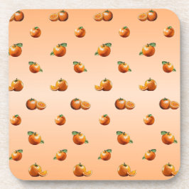 Orange Getränkeuntersetzer