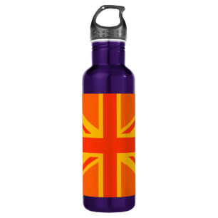 Orange Gewerkschafts-Jack-britischer FlaggeSwag Trinkflasche