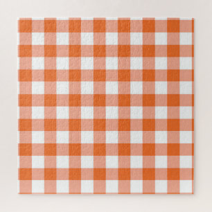 Orange Gingham Puzzle