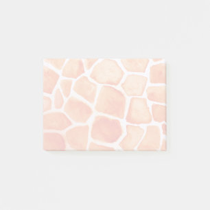 Orange Giraffe Animal Print Post-it Klebezettel