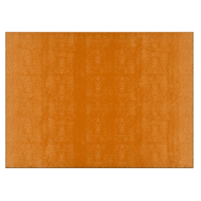 Orange Glas Cutting Board Schneidebrett (Vorderseite)