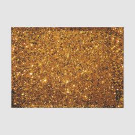 Orange Glitzern Seidenpapier