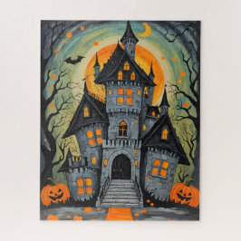 Orange Glow Castle Jigsaw Puzzle