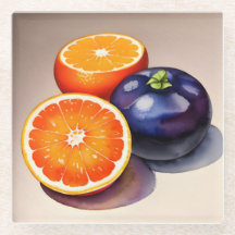 Orange Glow Watercolor