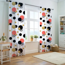 Orange Gold Polka Dot