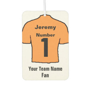 Orange Gold Shirts Fan Autolufterfrischer