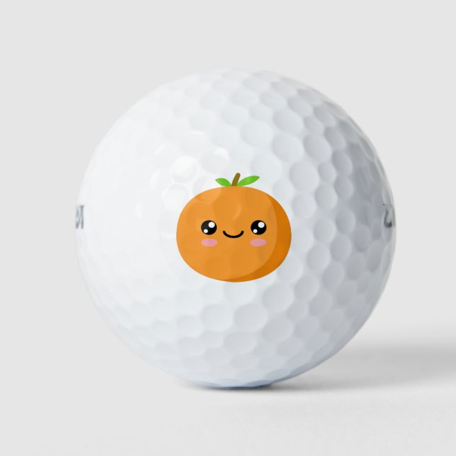 Orange Golfball (Vorderseite)