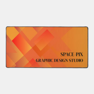 Orange Graphic, Graphic Designer Schreibtischunterlage