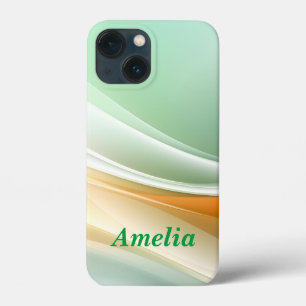 Orange Green Abstrakt Wave Case-Mate iPhone Hülle