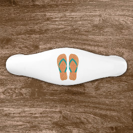 Orange Green Summer Beach Flip Flops Türknopf Keramik Schubladengriff