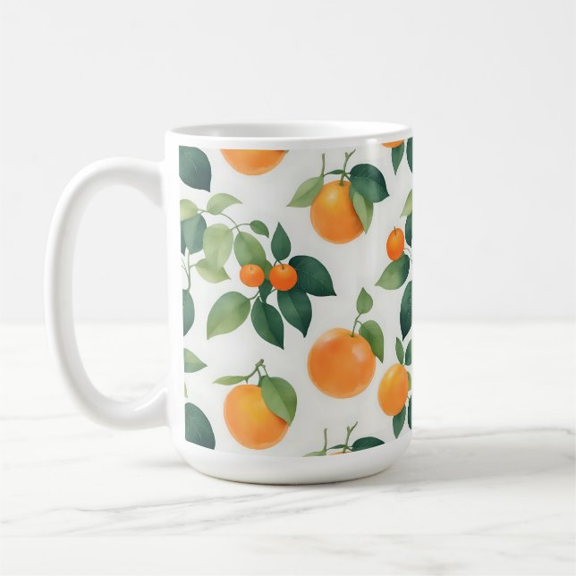 Orange Green Tasse (Links)