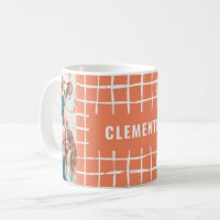 Orange grid 4 Foto modern minimalistisch