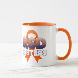 Orange Griff RSD Mandala mit RSD Schwester-Band Tasse