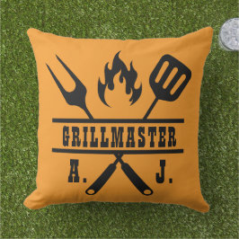 Orange Grillmaster Utensil Kissen