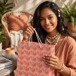 Orange Große Geschenktüte