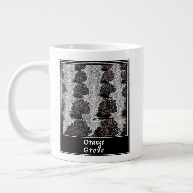 Orange Grove Jumbo-Tasse (Links)