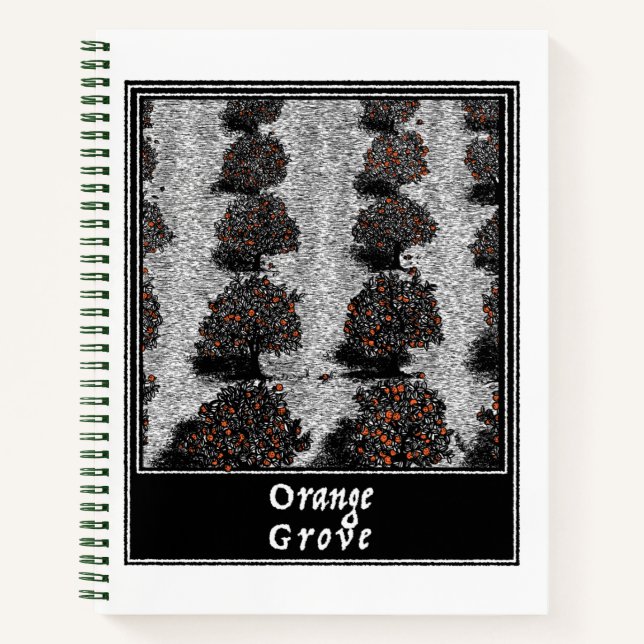 Orange Grove Notizbuch (Vorderseite)