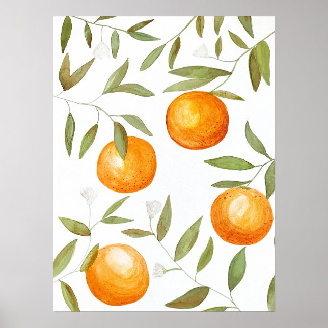 Orange Grove Painting Poster (Vorne)