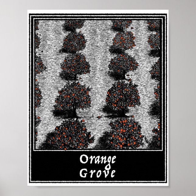 Orange Grove Poster (Vorne)